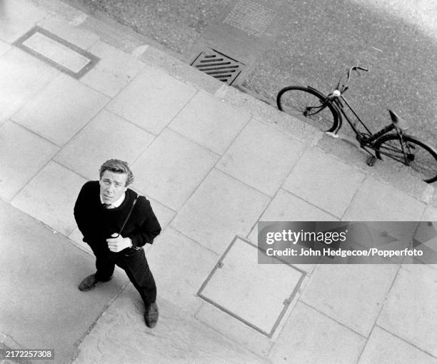 English photographer Antony Armstrong-Jones posed with his camera in London, England circa 1958. Armstrong-Jones would go on to marry Princess...