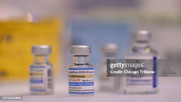 And flu vaccines at a walk-in clinic on Dec. 3 at St. Procopius School in Pilsen. A new COVID-19 variant, XEC, has arrived just before fall 2024.