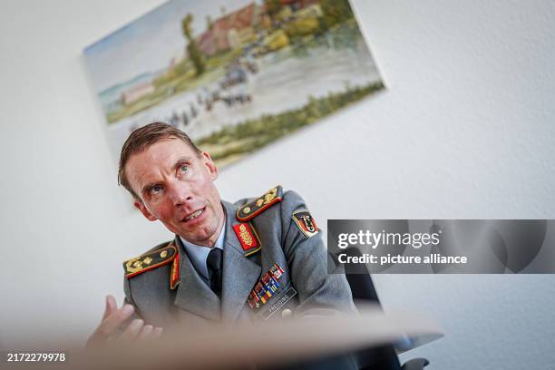 September 2024, Berlin: Major General Christian Freuding, Chief Coordinator of Military Aid for Ukraine and Head of the Planning Staff of the Federal...