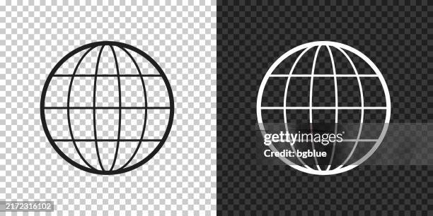 welt. symbol für design auf leerem hintergrund - breitengrad stock-grafiken, -clipart, -cartoons und -symbole