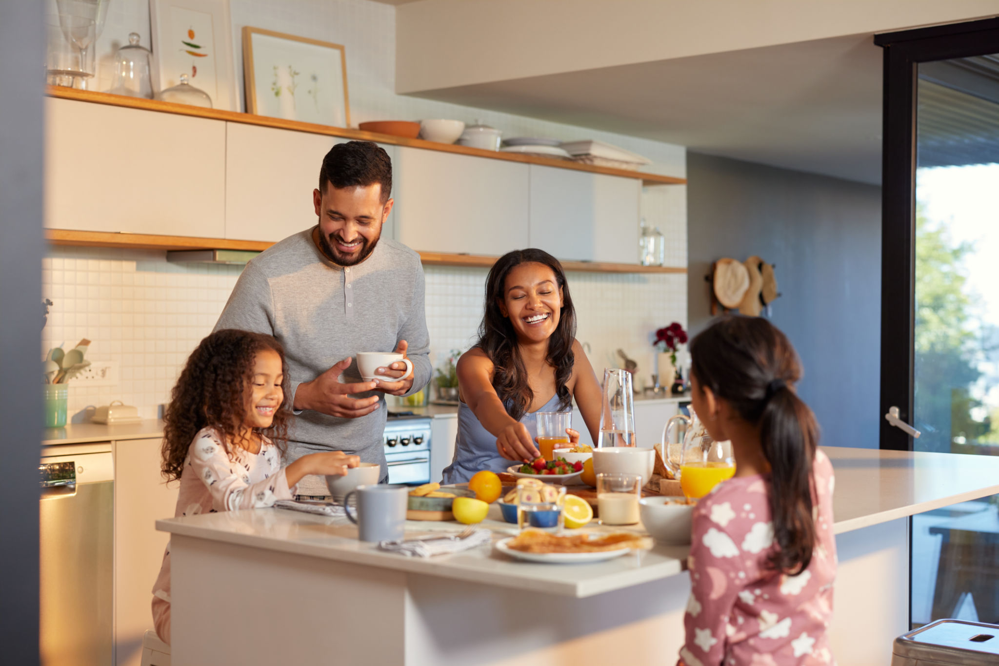 family morning routine