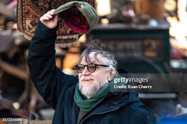 Mexican Director Guillermo del Toro on set of the Netflix's upcoming Frankenstein film on September 11, 2024 in Edinburgh, Scotland. Film crews have...