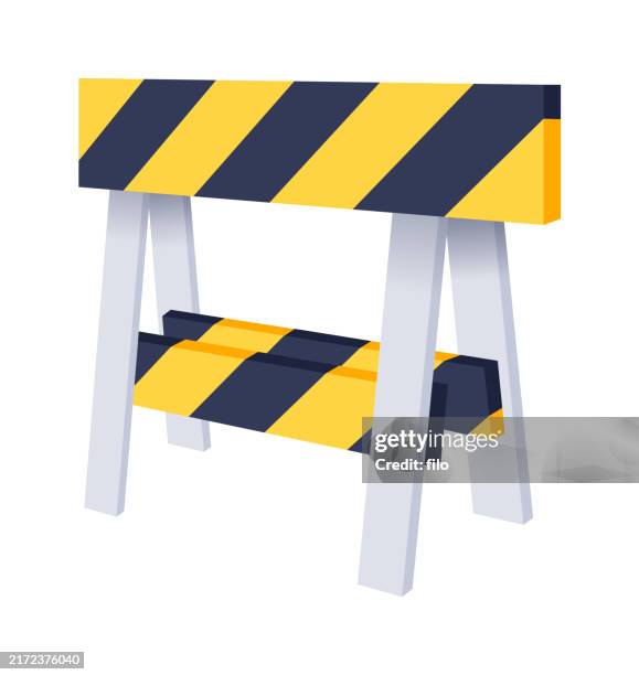 under construction background - barricade stock illustrations