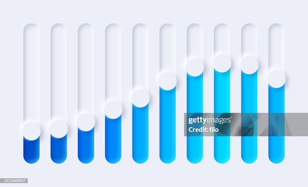Control Panel Slider Gradient Slider Shape Control Panel High-Res Vector Graphic - Getty Images