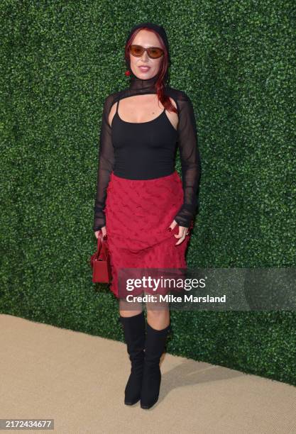 Rose Gray attends the UK Premiere of "In Vogue: The 1990s" on September 16, 2024 in London, England.