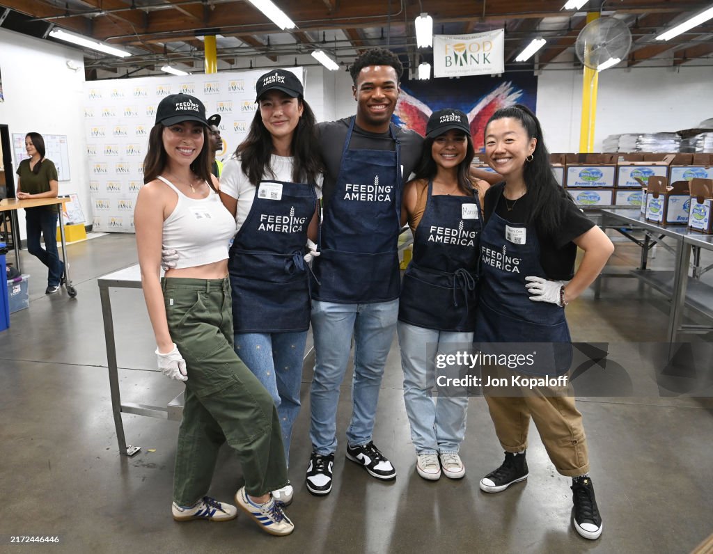 Feeding America Hosts Hunger Action Month Event At Los Angeles Regional Food Bank