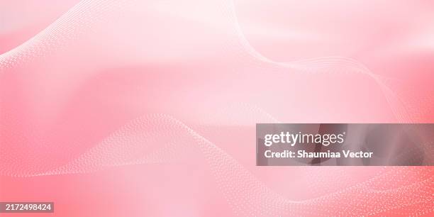ilustrações de stock, clip art, desenhos animados e ícones de pink abstract background with wave line elements vector - fundo rosa