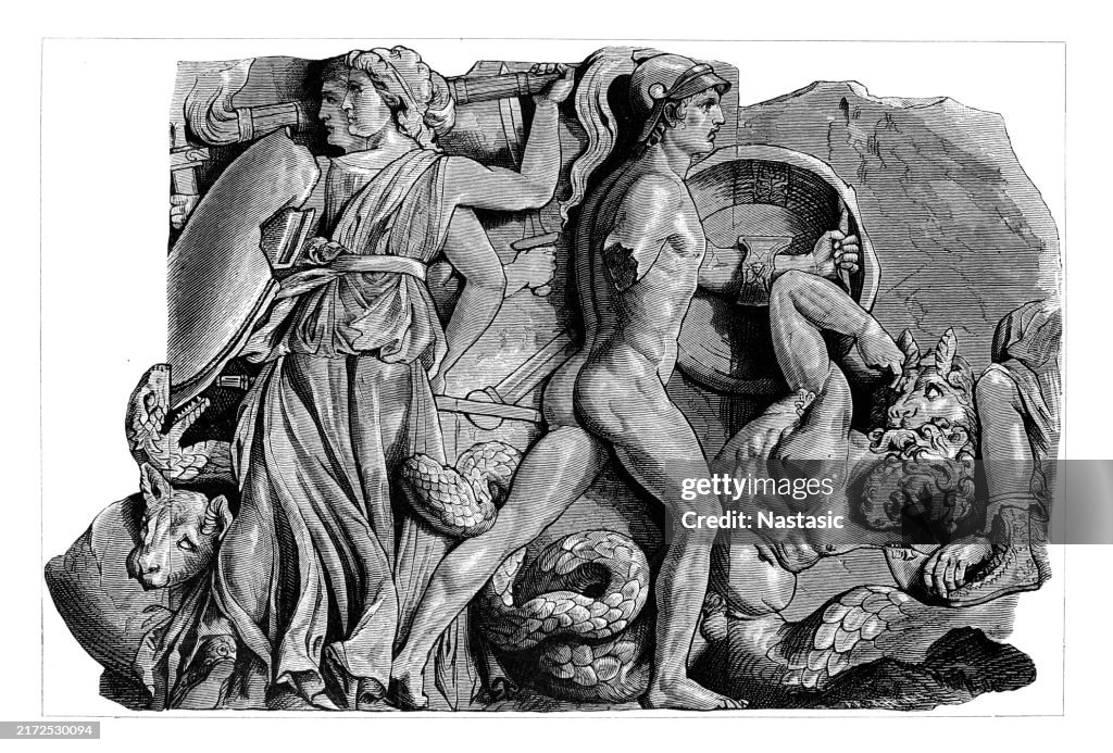 Hecate Fighting the Giant, Pergamon Altar
