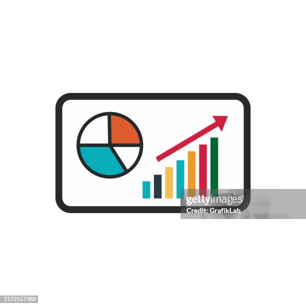 Growth Chart And Pie Graph Illustration High-Res Vector Graphic - Getty ...