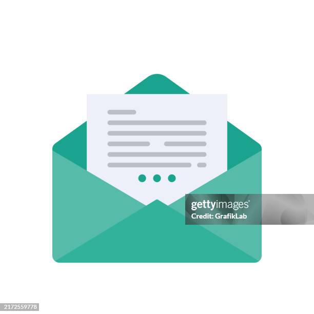 ilustrações de stock, clip art, desenhos animados e ícones de e-mail flat icon - responder