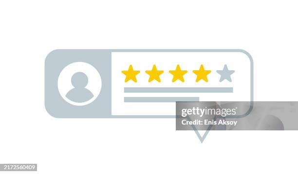 illustrations, cliparts, dessins animés et icônes de commentez, évaluez et notez-nous concept - satisfaction client