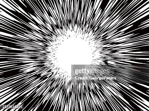 Circlular Border - frame and exploding light trails Circlular Border - frame and exploding light trails