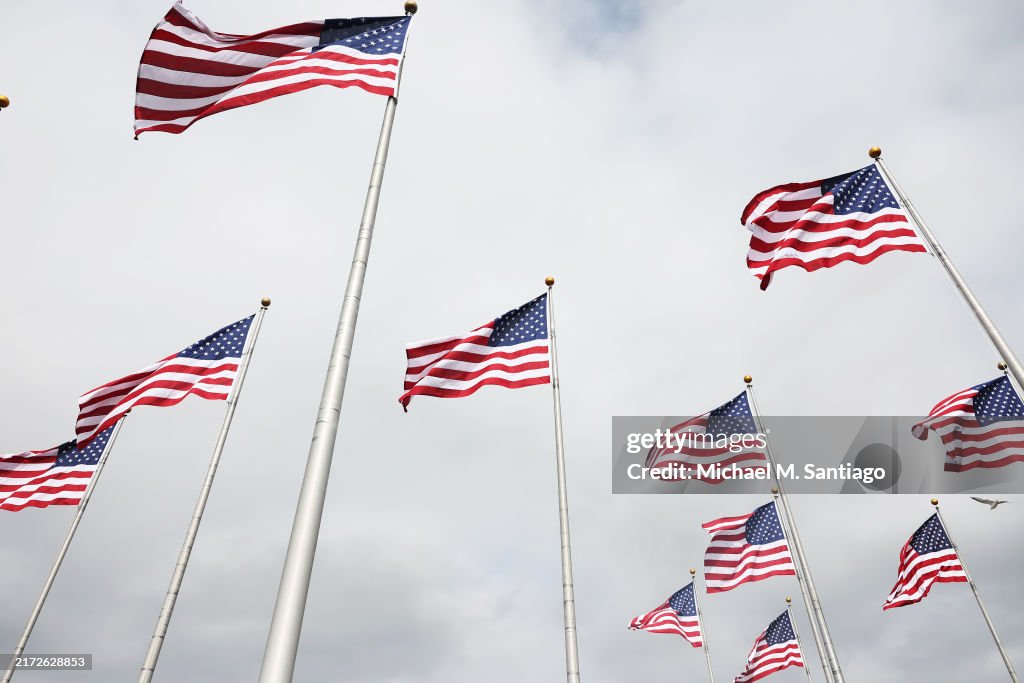 50 New Citizens Take Part In Naturalization Ceremony At New Jersey's Liberty State Park