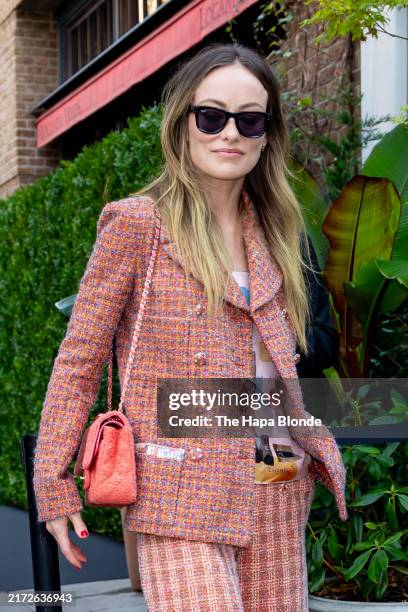 Olivia Wilde attends the Through Her Lens: The Tribeca CHANEL Women's Filmmaker Program Luncheon at Locanda Verde in Tribeca on September 17, 2024 in...