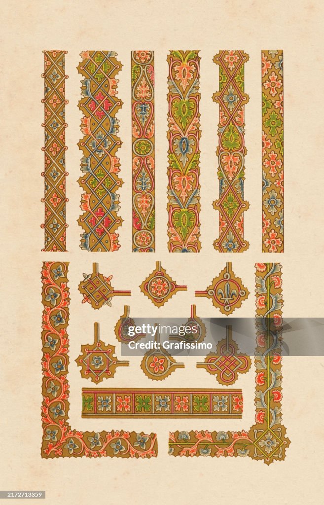 Illuminated Manuscript Frame 1860 High Res Vector Graphic Getty Images illuminated-manuscript-frame-1860-high-res-vector-graphic-getty-images