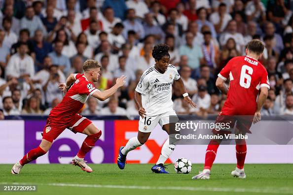 Endrick Felipe Moreira de Sousa player of Real Madrid during the UEFA