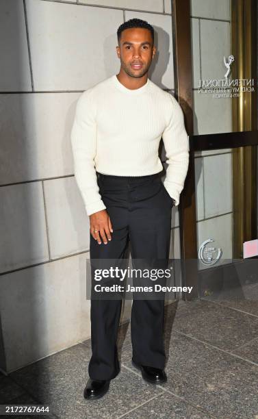 Lucien Laviscount arrives to The Paley Museum on September 17, 2024 in New York City.