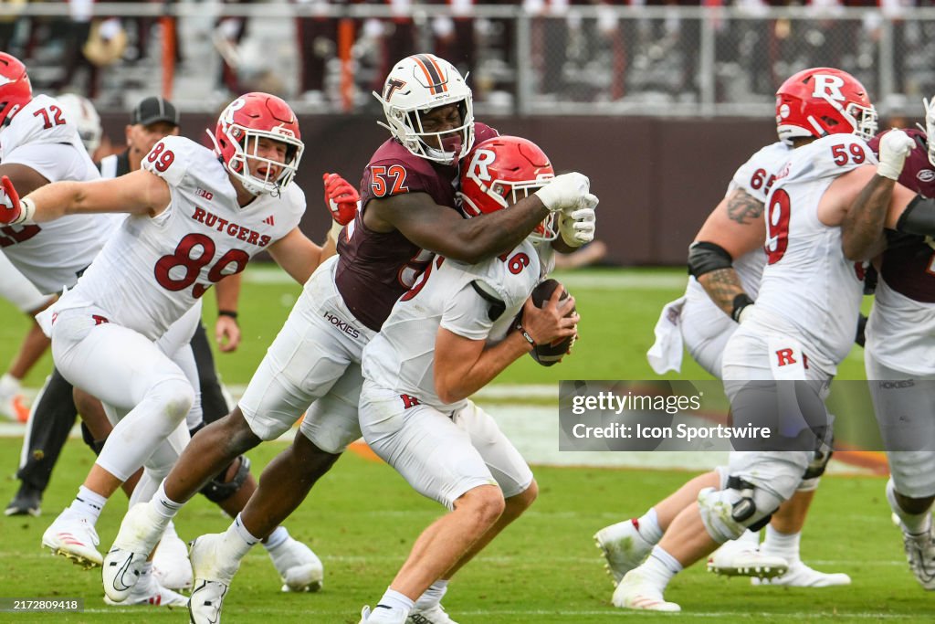 COLLEGE FOOTBALL: SEP 21 Rutgers at Virginia Tech