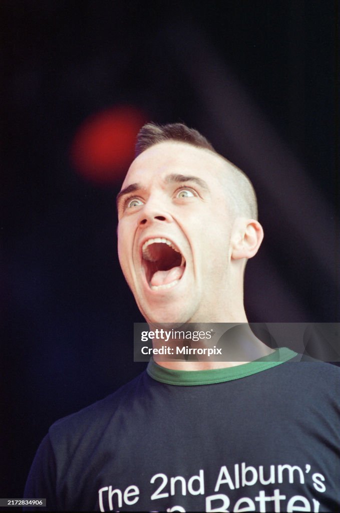 Robbie Williams At T In The Park, July 1998
