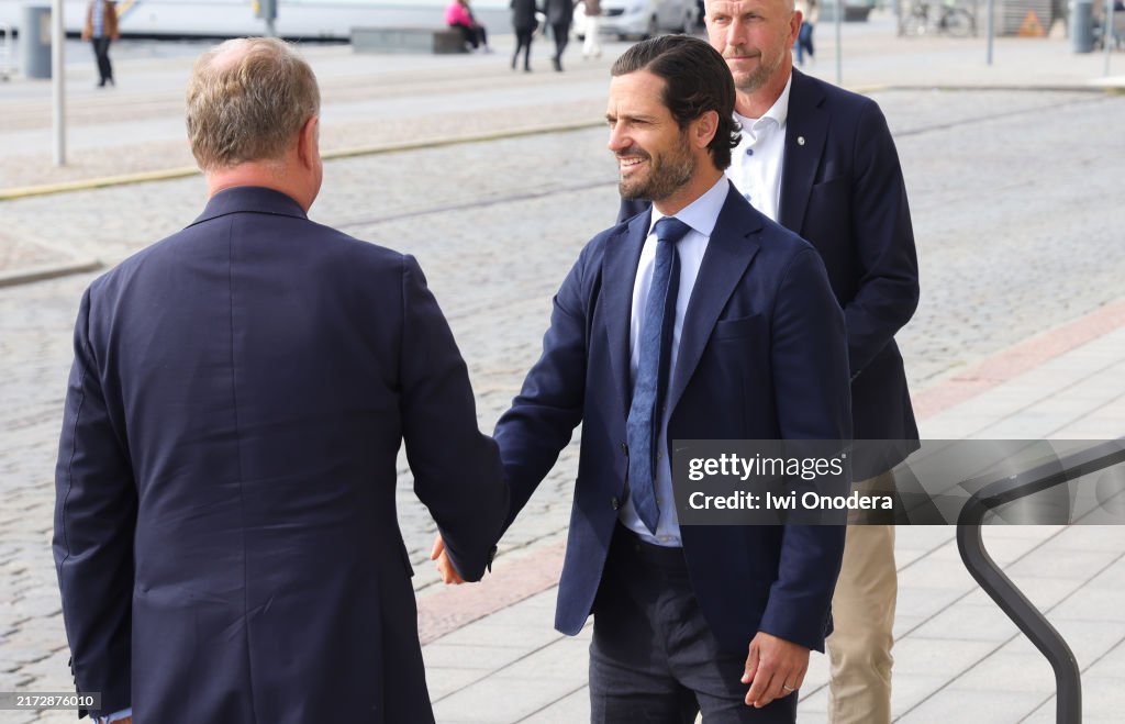 Prince Carl Philip Attends A Meeting With The National Museum Friends