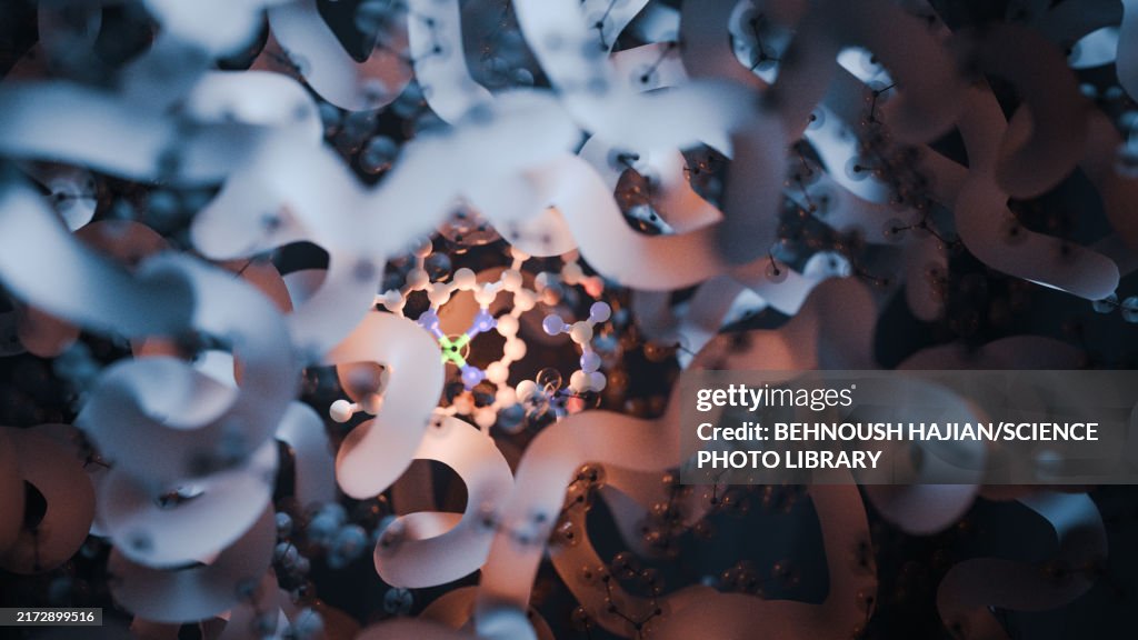 Metformin antidiabetic drug, illustration