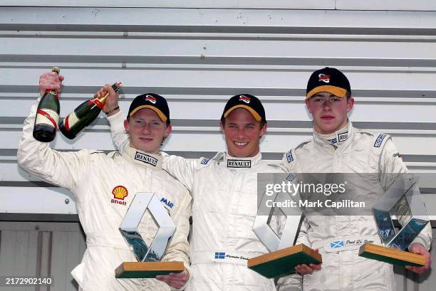 Mike Conway Fortec, Alex Storckenfeld Mark Burdett Motorsport, Paul Di Resta Manor Motorsport. British Formula Renault Championship, Rd3,...