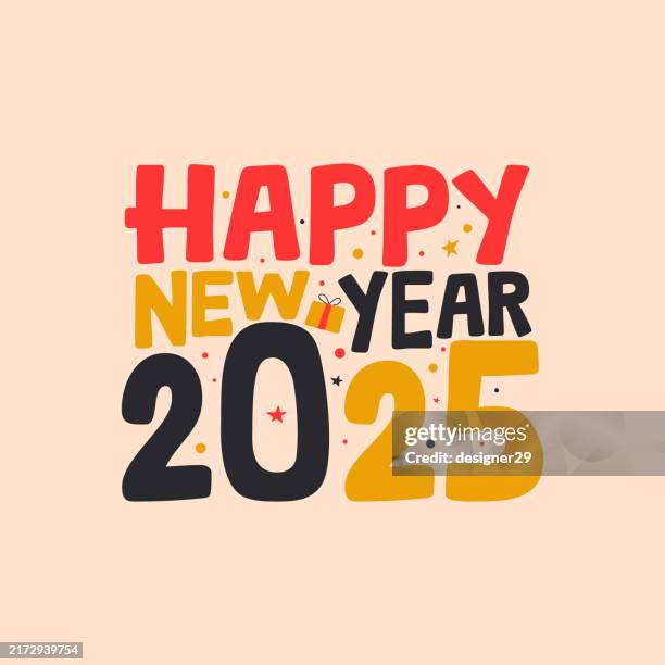 3,763 Happy New Year 2025 High Res Vector Graphics - Getty Images
