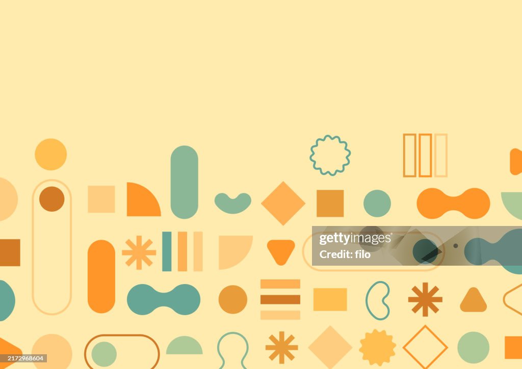 Modern Geometry Shapes Style Background High-Res Vector Graphic - Getty ...