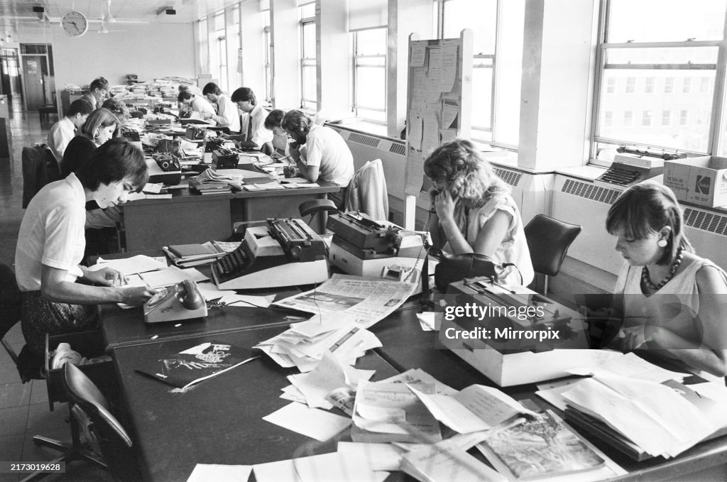 Newspaper Production, 1984