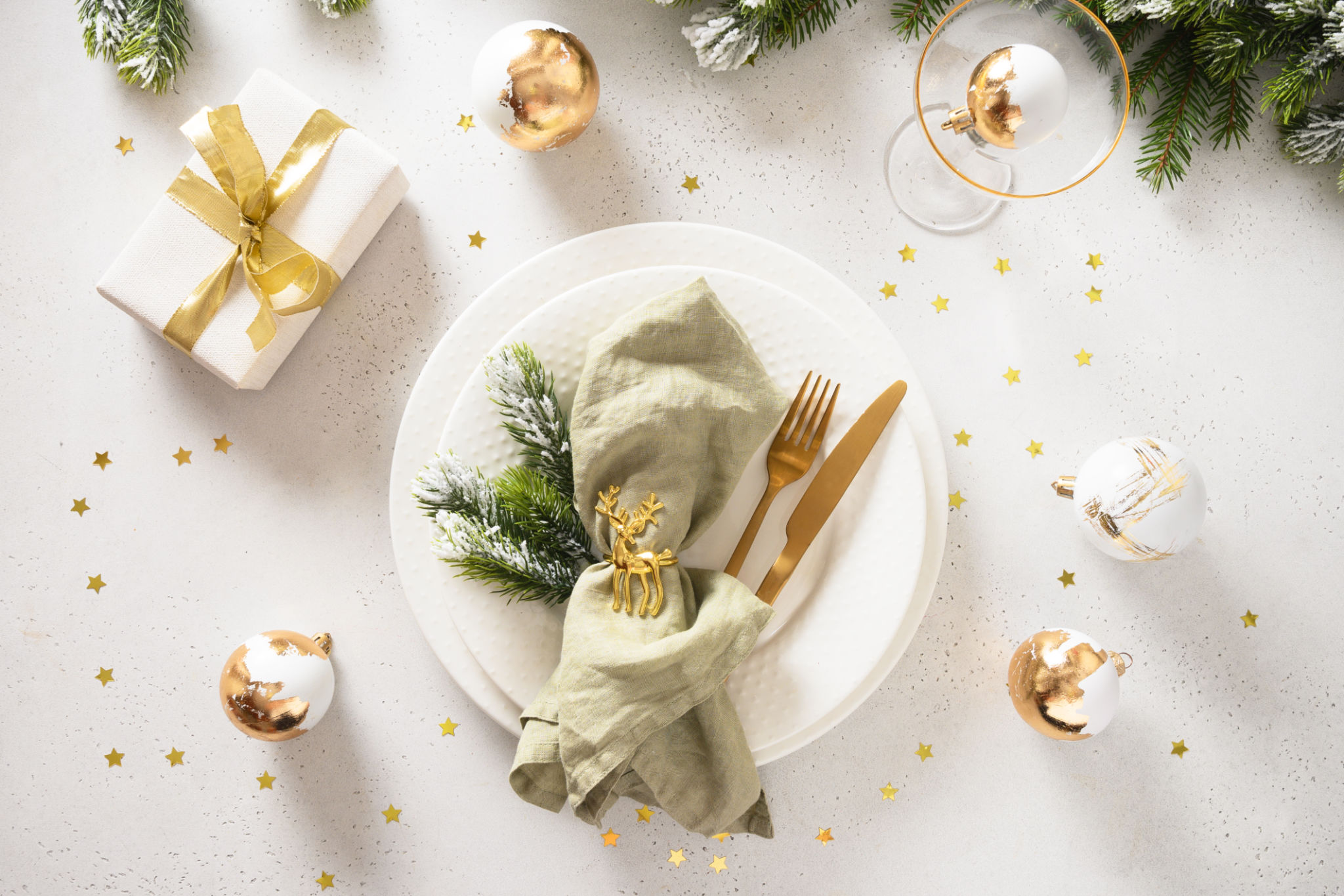 christmas tablescape