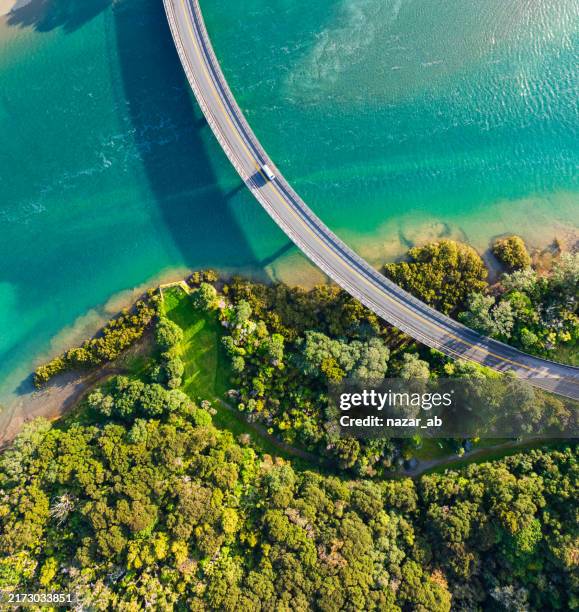 highway above water, natural landscape and travel. - elevated road stock pictures, royalty-free photos & images