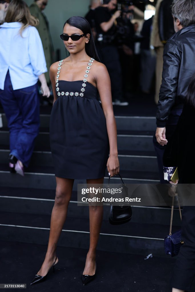 Prada - Arrivals - Milan Fashion Week - Womenswear Spring/Summer 2025