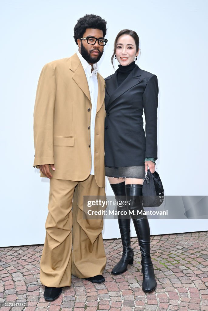 MM6 Maison Margiela - Front Row - Milan Fashion Week - Womenswear Spring/Summer 2025