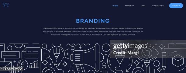 branding vector illustration - small business strategy stock illustrations