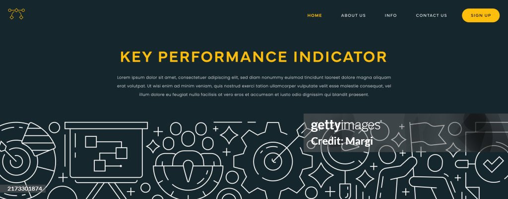 Key Performance Indicator Vector Illustration High-Res Vector Graphic ...