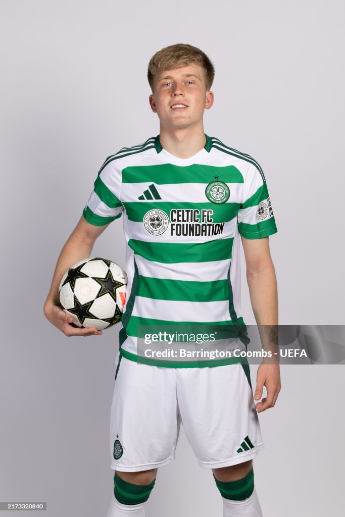 Colman Hatton Thomas Hatton of Celtic poses during the UEFA Media Access Day on ...
