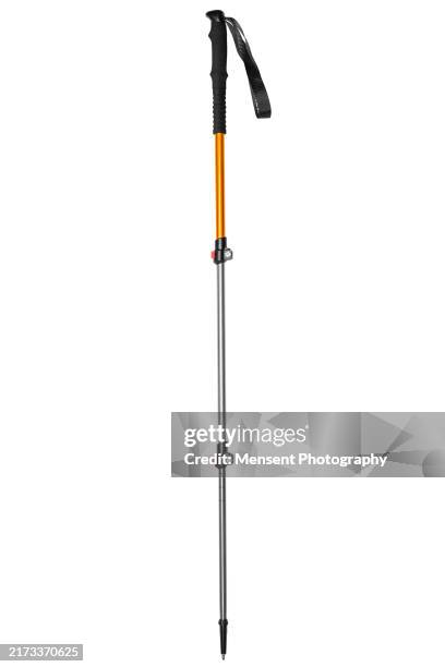 trekking stick mockup isolated on white background - ski pole stock pictures, royalty-free photos & images