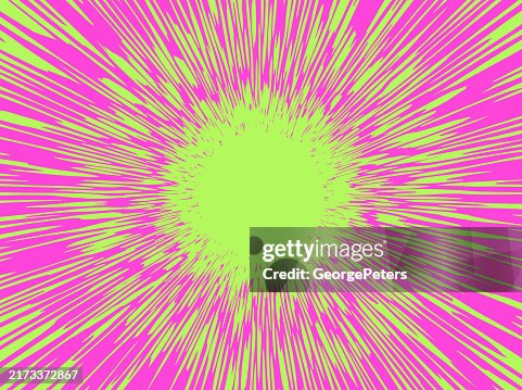 Circlular Border - frame and exploding light trails Circlular Border - frame and exploding light trails