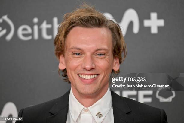 Jamie Campbell Bower attends the opening ceremony during the 72nd San Sebastian International Film Festival at Kursaal, San Sebastian on September...