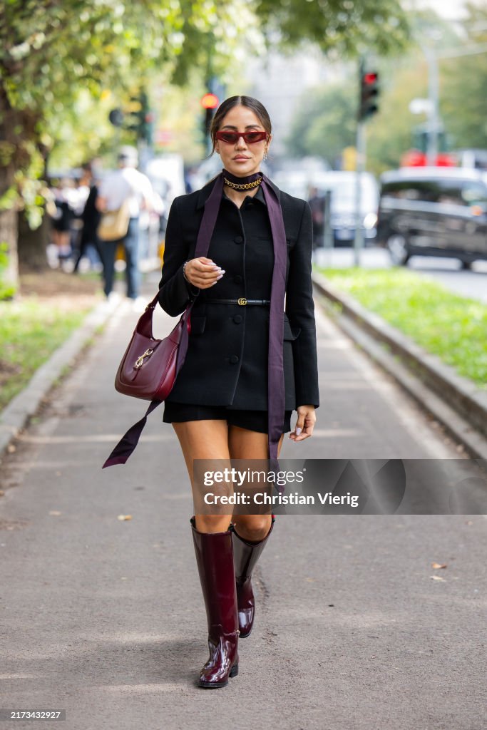 Street Style - Day 4 - Milan Fashion Week - Womenswear Spring/Summer 2025
