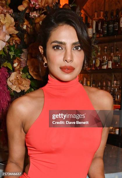 Priyanka Chopra attends Prime Video’s special celebration for “Citadel: Diana” and “Citadel: Honey Bunny” at Fitz’s on September 24, 2024 in London,...