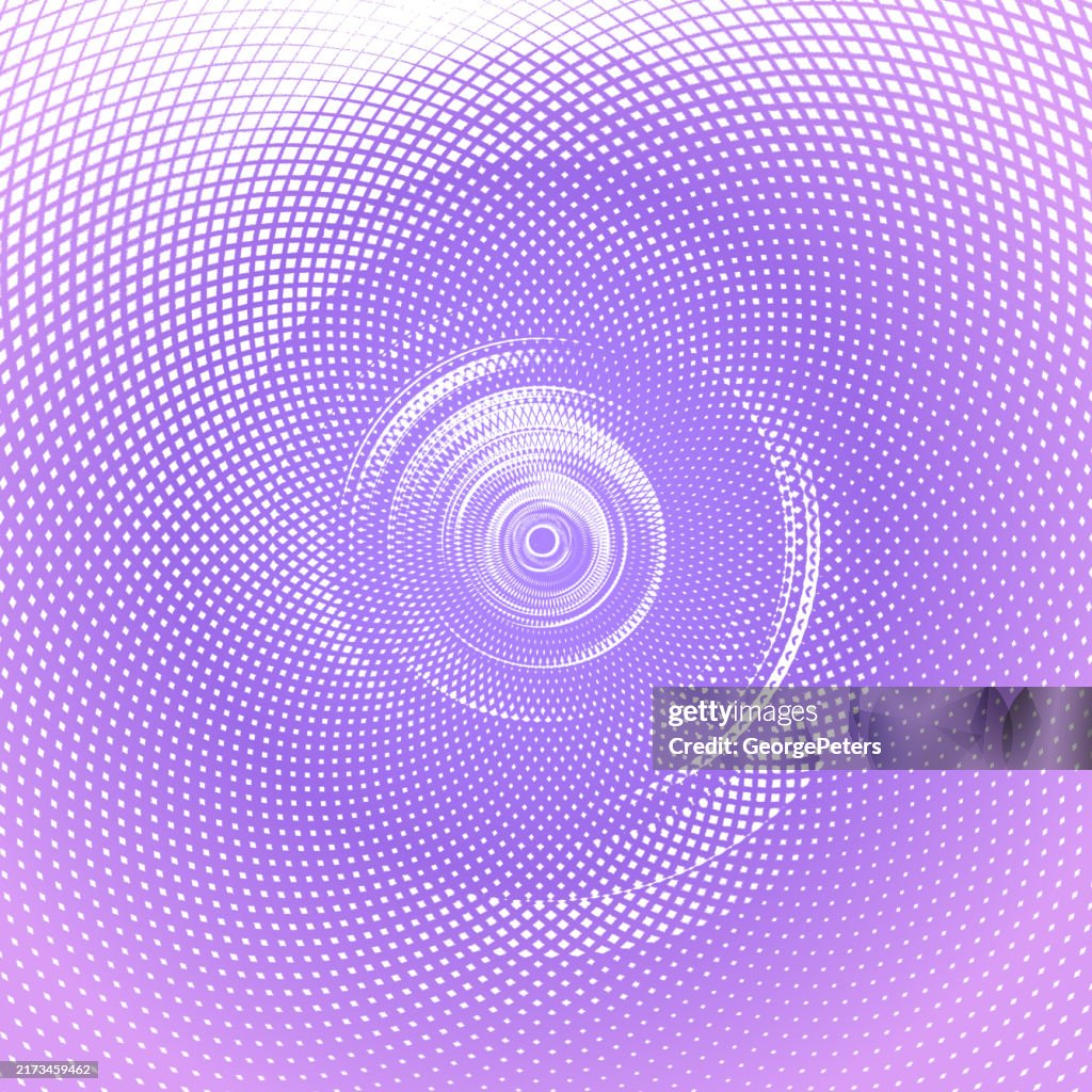 Konzentrischer spiralförmiger Rand - Rahmen, abstrakter Hintergrund