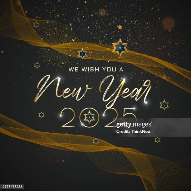 2025 happy new year background design. - countdown stock illustrations