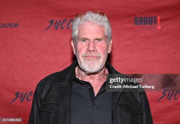 Actor Ron Perlman attends a special Los Angeles screening of "Succubus"at The Culver Theater on September 20, 2024 in Culver City, California.
