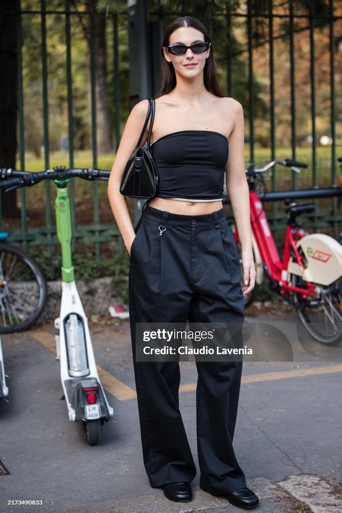Street Style - Day 4 - Milan Fashion Week - Womenswear Spring/Summer 2025