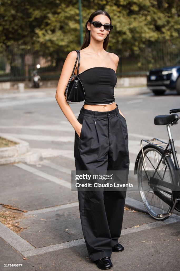 Street Style - Day 4 - Milan Fashion Week - Womenswear Spring/Summer 2025