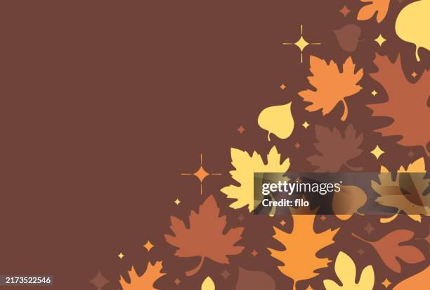 autumn leaf fall background - fall leaves overhead stock illustrations