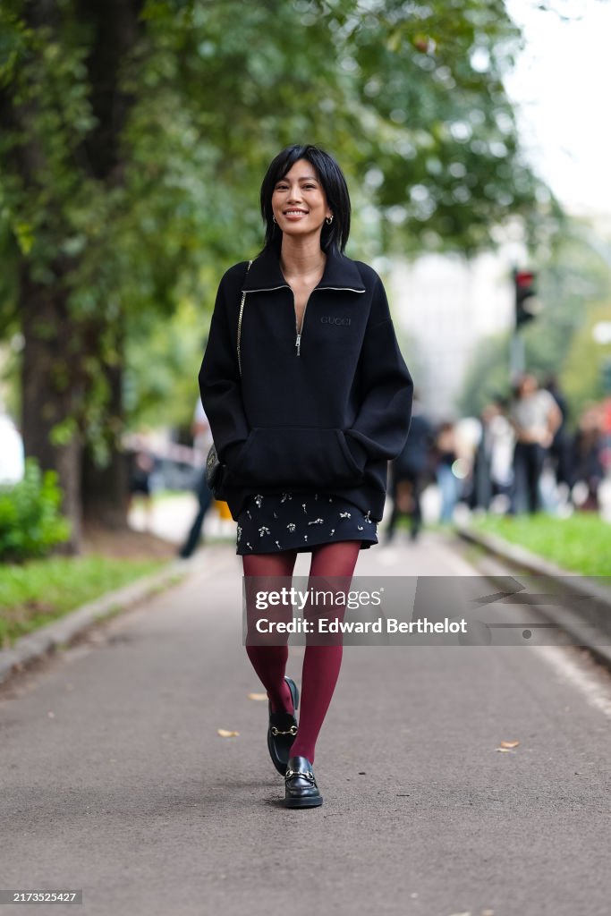 Street Style - Day 4 - Milan Fashion Week - Womenswear Spring/Summer 2025