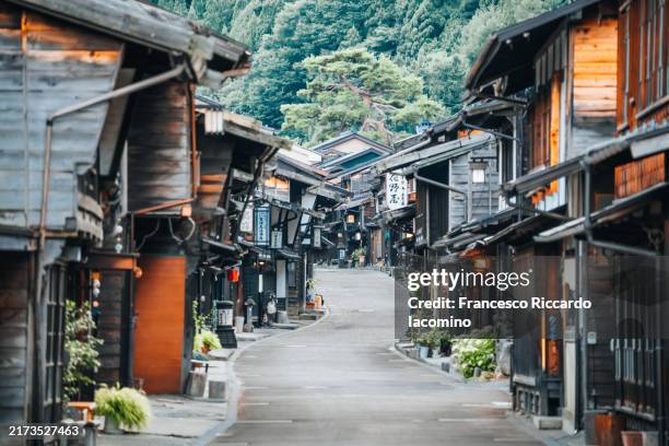 narai juku post town, japan - japan stock pictures, royalty-free photos & images