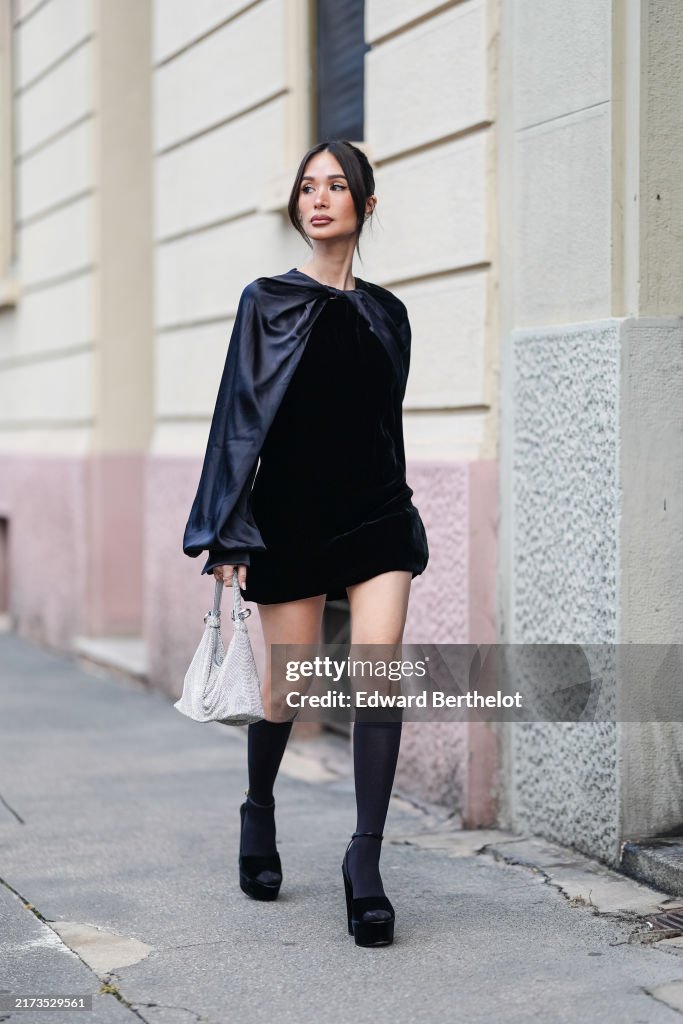 Street Style - Day 3 - Milan Fashion Week - Womenswear Spring/Summer 2025
